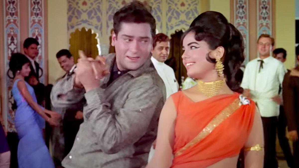 Mumtaz and Sjhammi Kapoor dancing